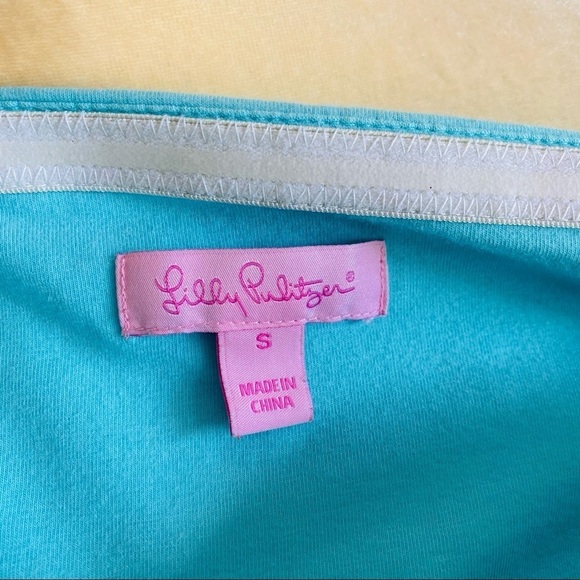 Lilly Pulitzer gators alley strapless dress - Picture 4 of 7